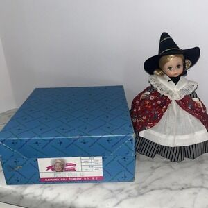 Madame Alexander Mother Goose 8" Doll with Stand & Box